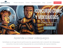 Tablet Screenshot of gametopia.es